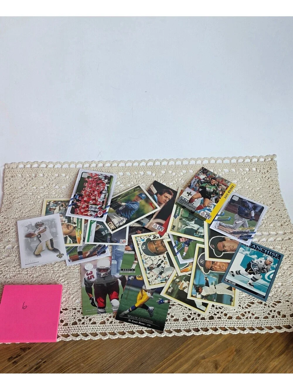 20 Card Mixed Sports Trading Card Lot Baseball Football Basketball Soccer